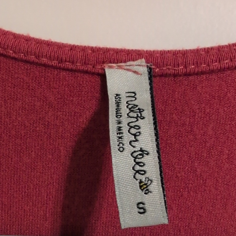 Mother Bee Maternity 3/4 Sleeve Dress in Terracotta - Picture 2 of 5